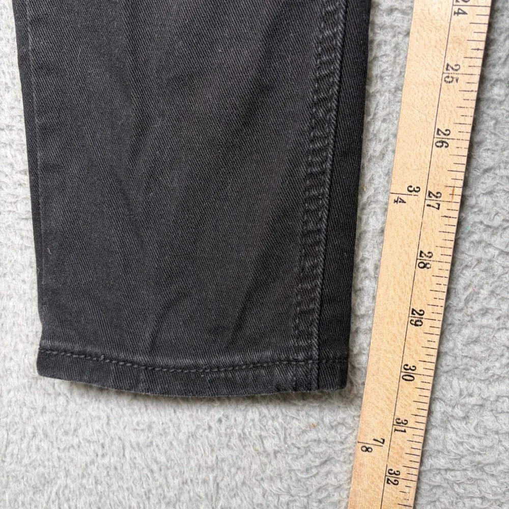 Dereon Womens Black Skinny Jeans Full Back Zipper Sz 9/10 Y2K Biker‎ Rocker Moto